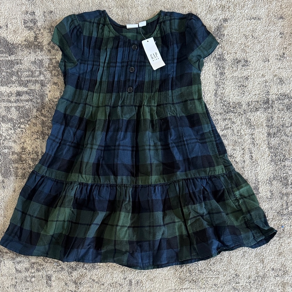 Gap Plaid Holiday Dress